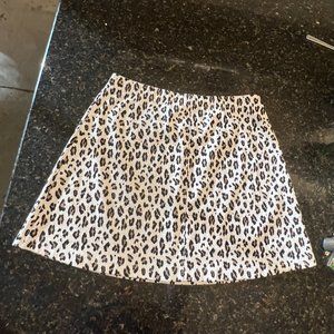 NWT Leopard Print Sweater XL Mini Skirt from Loft